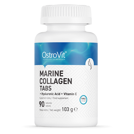 OstroVit Marine Collagen + Hyaluronic Acid and Vitamin C 90 tabs