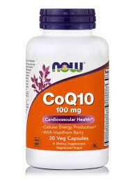CoQ10 with Hawthorn Berry, 100mg - 30 vcaps - Now Foods