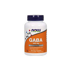 GABA 500mg with Vitamin B6 100 vcaps - Now Foods