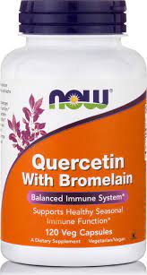 Quercetin with Bromelain 120 φυτοκάψουλες - Now