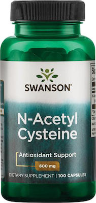 Swanson N-Acetyl Cysteine 600mg 100 κάψουλες