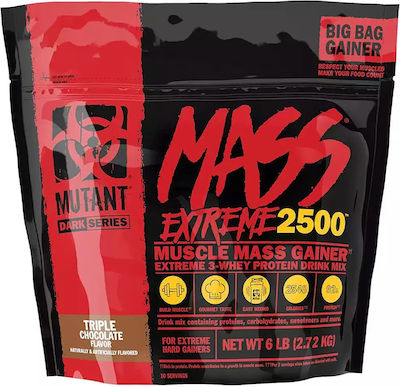 Mutant Mass Extreme 2500 Πρωτεΐνη Ορού Γάλακτος με Γεύση Triple Chocolate 2.72kg