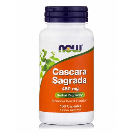 Cascara Sagrada 450mg 100 vcaps - Now Foods