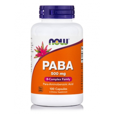 Paba 500 mg 100 caps - Now