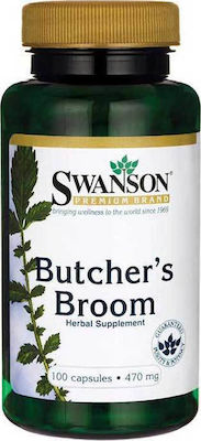 Swanson Butcher's Broom 470mg 100 Κάψουλες