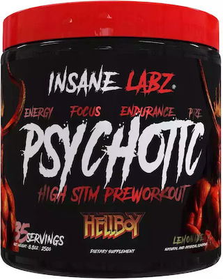 Insane Labz Psychotic High Stim Pre Workout Hellboy 250gr Lemonade