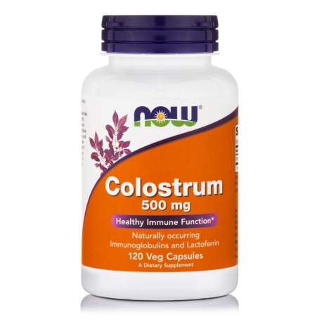 Colostrum 500mg 120 φυτοκάψουλες - Now