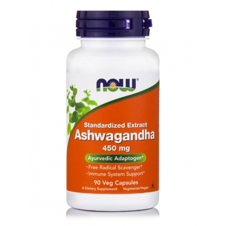 Ashwagandha Extract 450 mg 90Vcaps - Now