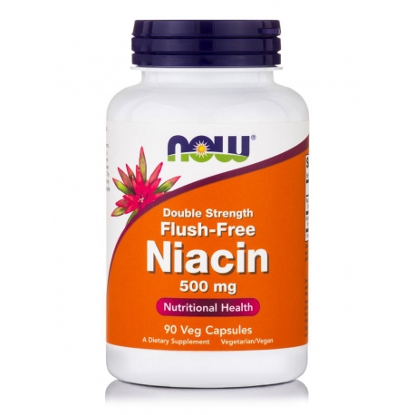 Niacin Flush-Free 500mg - 90 vcaps - Now