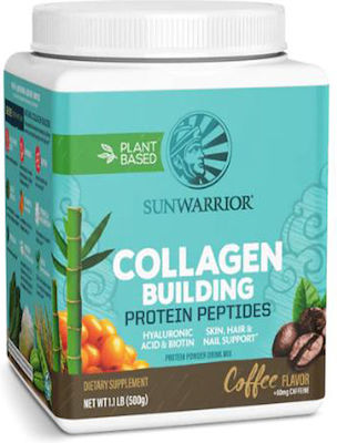 Sunwarrior Collagen Building Protein Peptides 500gr Coffee