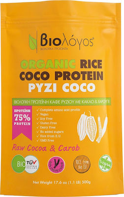 Βιολόγος Organic Rice Coco Protein 75% Χωρίς Γλουτένη & Λακτόζη 500gr
