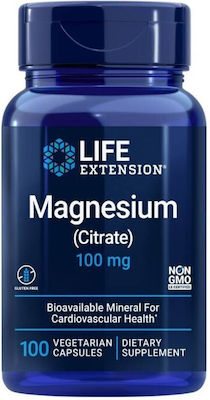Life Extension Magnesium (Citrate) 100mg 100 φυτικές κάψουλες
