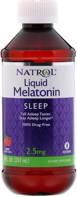 Natrol Liquid Melatonin Συμπλήρωμα για τον Ύπνο 237ml Berry