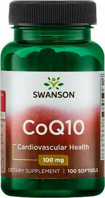 Swanson CoQ10 100mg 100 μαλακές κάψουλες