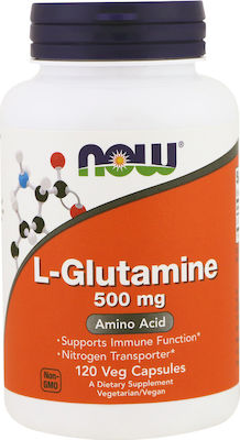 Now Foods L-Glutamine 500mg 120 κάψουλες