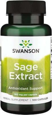 Swanson Sage Extract 160mg 100 κάψουλες