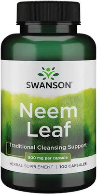 Swanson Neem Leaf 500mg 100 κάψουλες