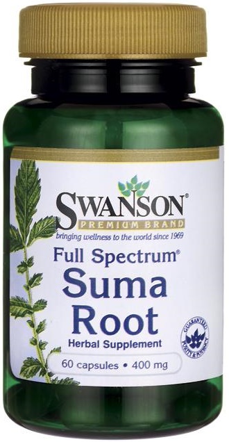 Swanson Full Spectrum Suma Root 400mg 60 caps