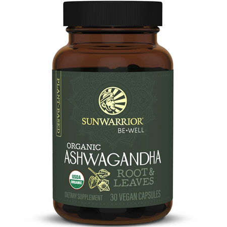 Sunwarrior  Organic Ashwagandha 30 veg caps