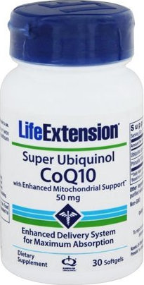 Life Extension 50mg Super Ubiquinol CoQ10 30 μαλακές κάψουλες