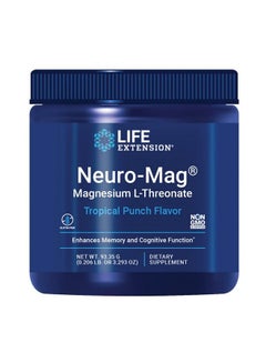 Life Extension Neuro-Mag Magnesium L-Threonate Tropical Punch Flavor