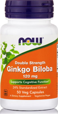 Now Foods Ginkgo Biloba 120mg 50 φυτικές κάψουλες