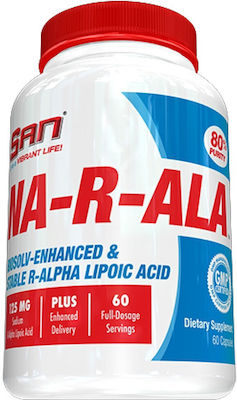 San Nutrition Na-R-ALA Alpha Lipoic Acid 100mg 60 κάψουλες