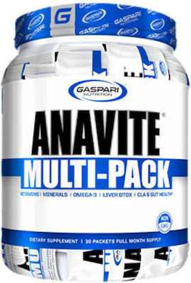 Gaspari Nutrition Anavite Multi-pack | 5-in-1 Performance Pack [30 Πακέτα]