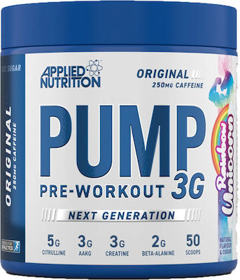 Applied Nutrition Original Pump 3G Pre-Workout 375gr Rainbow Unicorn