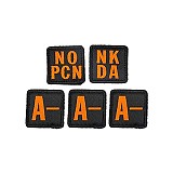 5.11 Blood Type Patch Kit A Negative