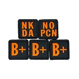 5.11 Blood Type Patch Kit B Positive