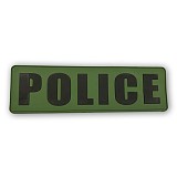 Σήμα Police Πλάτης PVC 3D 27 x 8 cm (Χαμηλής Ορατότητας) Τεμάχιο
