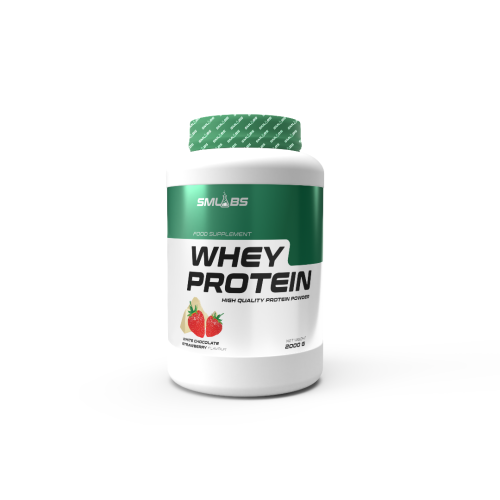 SMLABS WHEY PROTEIN STRAWBERRY & WHITE CHOCOLATE 2Kg