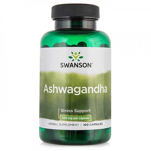 Ashwagandha 900mg (450mg per cap) 100 κάψουλες - Swanson