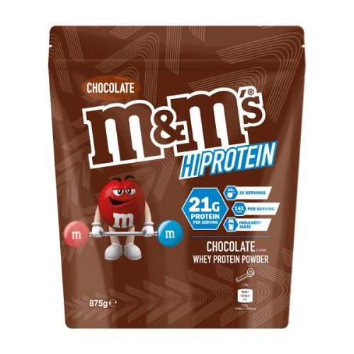 m&m's HI Protein Whey Powder 875gr Σοκολάτα