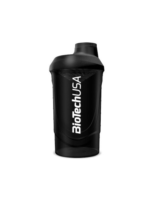 Biotech USA Wave Shaker Πρωτεΐνης 600ml Πλαστικό Μαύρο