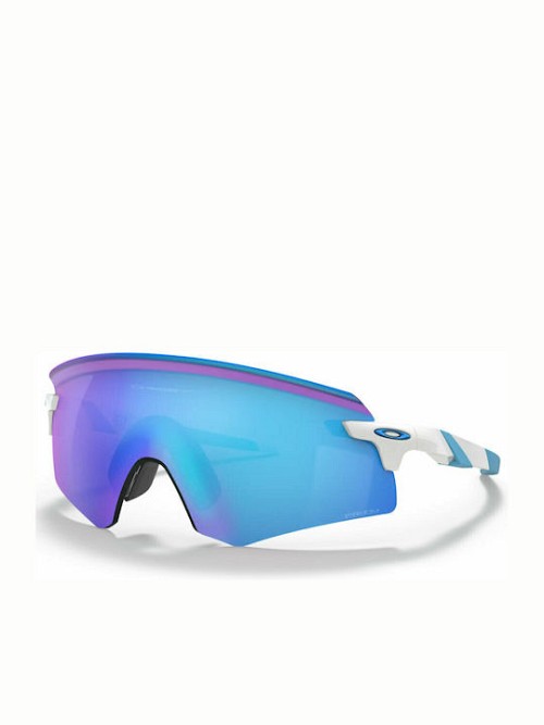 Oakley Encoder Γυαλιά Ηλίου με Λευκό Κοκκάλινο Σκελετό και Μπλε Φακό OO9471-05