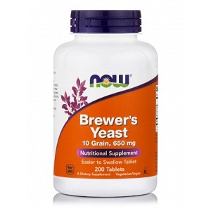 Brewers Yeast 650 mg 200 Tablets - Now Foods