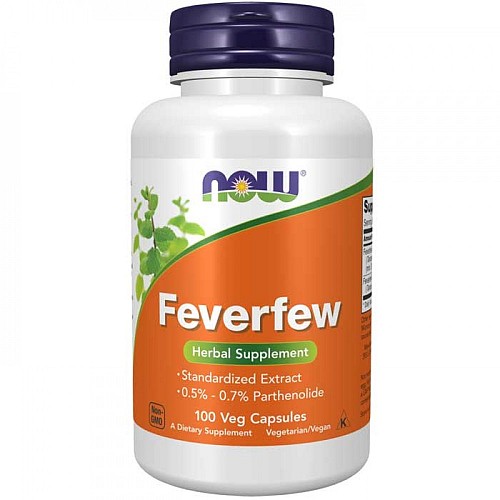 Feverfew 100 φυτικές κάψουλες - Now Foods