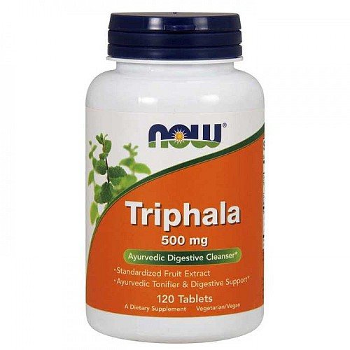 Triphala 500mg 120 tablets - Now Foods