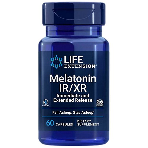 Life Extension Melatonin IR/XR 60 Caps