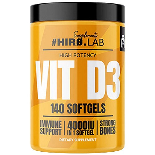 Hiro.Lab Vitamin D3 Βιταμίνη 4000iu 140 μαλακές κάψουλες