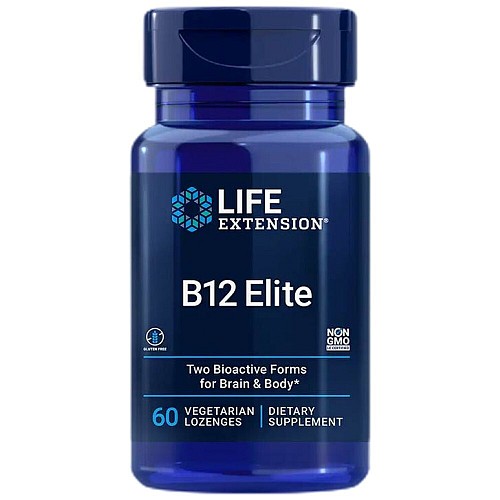 Life Extension B12 Elite Βιταμίνη 60 υπογλώσσια δισκία