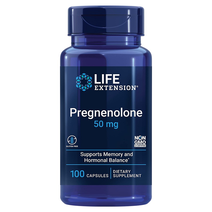 Life Extension Pregnenolone 50mg 100 Caps
