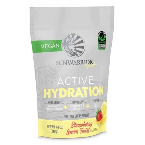 Sunwarrior Active Hydration 210gr Strawberry Lemon Twist flavor