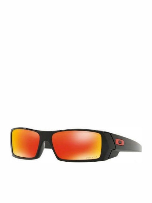 Oakley Gascan Ανδρικά Γυαλιά Ηλίου με Μαύρο Κοκκάλινο Σκελετό και Κόκκινο Ντεγκραντέ Καθρέφτη Φακό OO9014-44