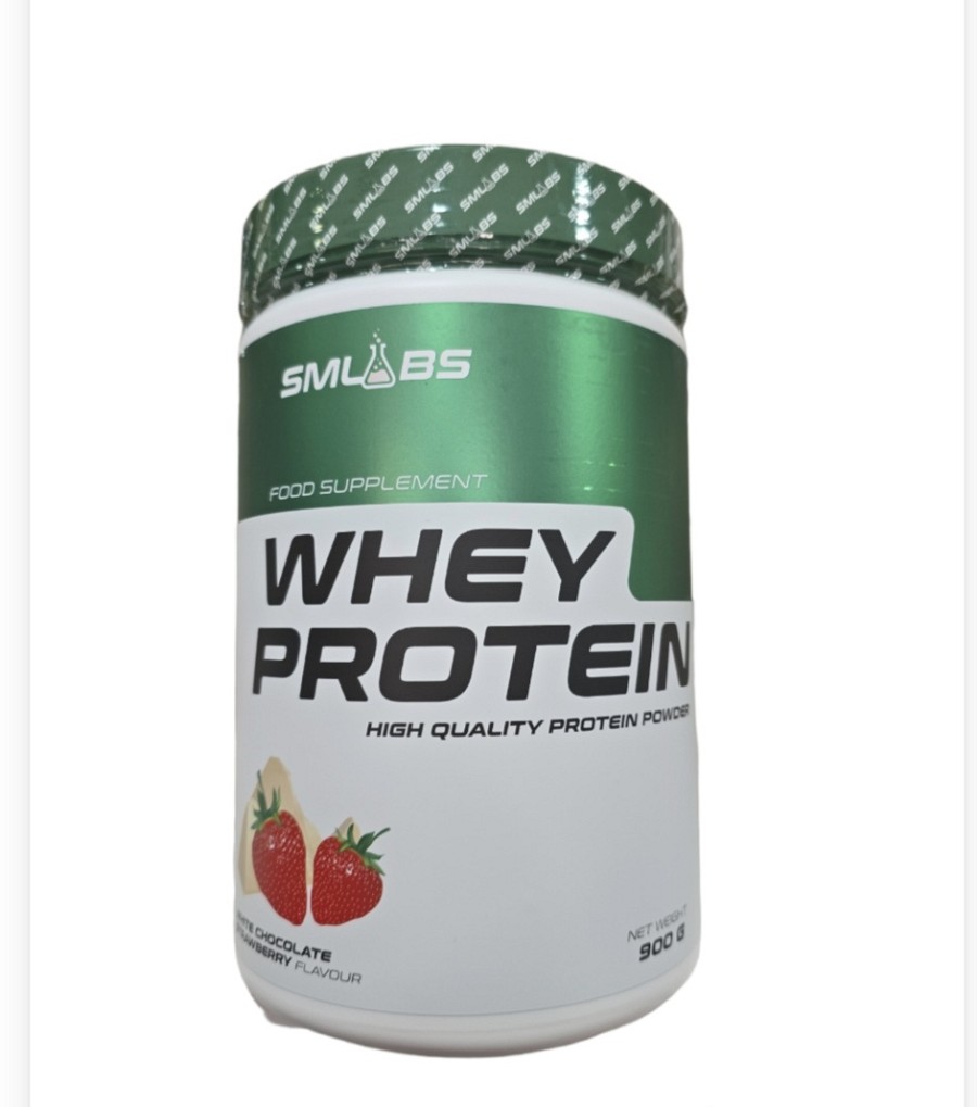SMLABS WHEY PROTEIN WHITE CHOCOLATE & STRAWBERRY 900GR