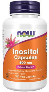 Inositol 500mg 100 κάψουλες - Now
