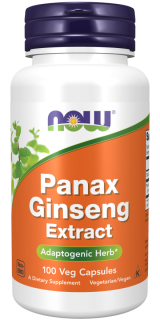 Panax Ginseng Extract 500mg 100 caps - Now Foods