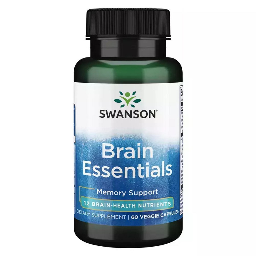 Swanson Brain Essentials 60 φυτικές κάψουλες